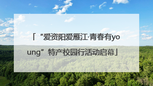 “爱资阳爱雁江·青春有young”特产校园行活动启幕