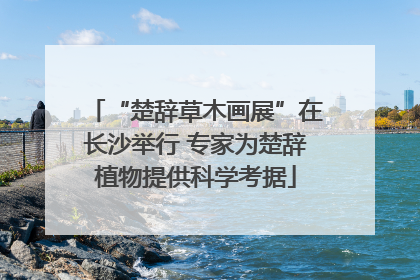 “楚辞草木画展”在长沙举行 专家为楚辞植物提供科学考据