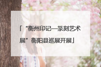 “衡州印记—篆刻艺术展”衡阳县巡展开展