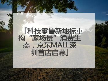 科技零售新地标重构“家场景”消费生态，京东MALL深圳首店启幕