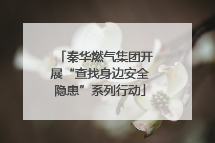 秦华燃气集团开展“查找身边安全隐患”系列行动