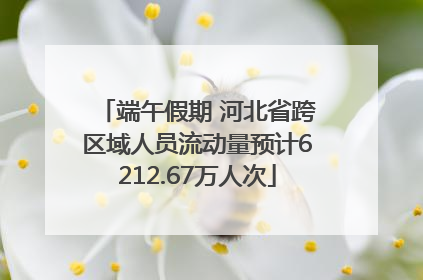 端午假期 河北省跨区域人员流动量预计6212.67万人次