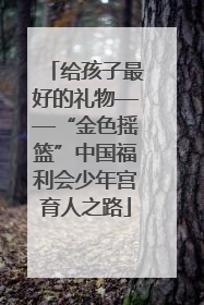 给孩子最好的礼物——“金色摇篮”中国福利会少年宫育人之路