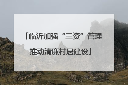 临沂加强“三资”管理 推动清廉村居建设