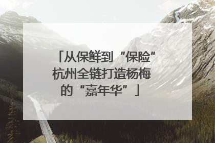 从保鲜到“保险” 杭州全链打造杨梅的“嘉年华”