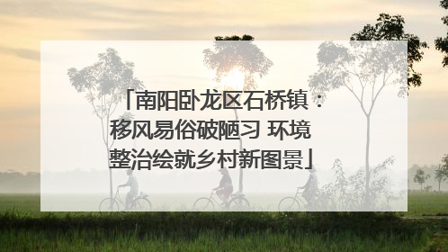 南阳卧龙区石桥镇：移风易俗破陋习 环境整治绘就乡村新图景