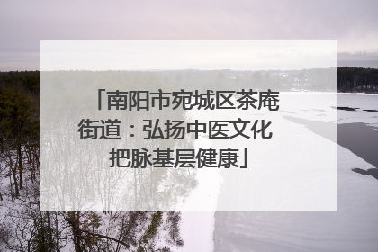 南阳市宛城区茶庵街道：弘扬中医文化 把脉基层健康