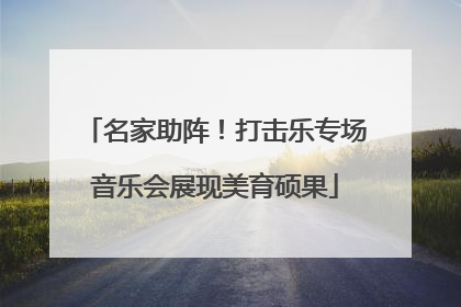 名家助阵！打击乐专场音乐会展现美育硕果