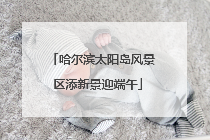 哈尔滨太阳岛风景区添新景迎端午
