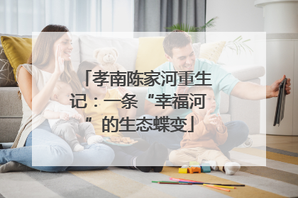 孝南陈家河重生记：一条“幸福河”的生态蝶变