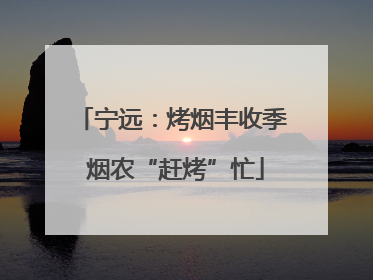 宁远：烤烟丰收季 烟农“赶烤”忙