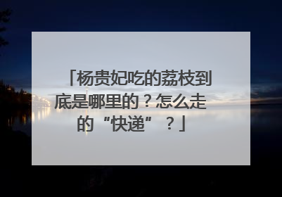 杨贵妃吃的荔枝到底是哪里的？怎么走的“快递”？