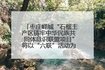 枣庄峄城“石榴主产区铸牢中华民族共同体意识联盟项目”将以“六联”活动为抓手深化品牌建设