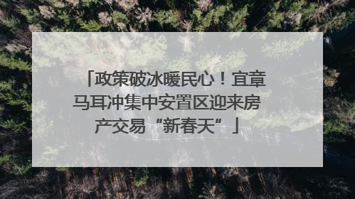 政策破冰暖民心！宜章马耳冲集中安置区迎来房产交易“新春天”