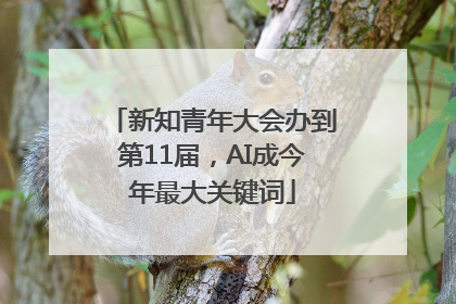 新知青年大会办到第11届，AI成今年最大关键词