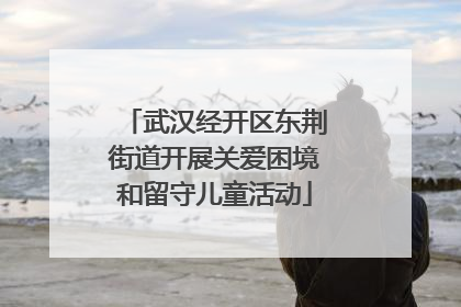 武汉经开区东荆街道开展关爱困境和留守儿童活动