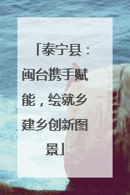 泰宁县：闽台携手赋能，绘就乡建乡创新图景