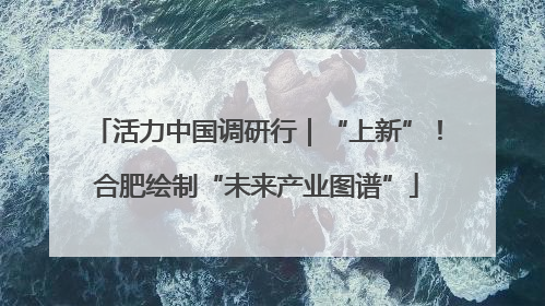 活力中国调研行｜“上新”！合肥绘制“未来产业图谱”
