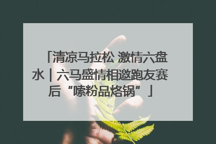 清凉马拉松 激情六盘水｜六马盛情相邀跑友赛后“嗦粉品烙锅”