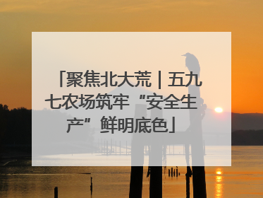 聚焦北大荒｜五九七农场筑牢“安全生产”鲜明底色