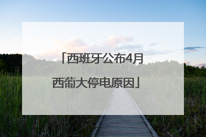 西班牙公布4月西葡大停电原因