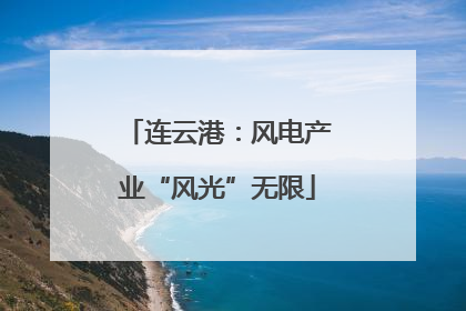 连云港：风电产业“风光”无限