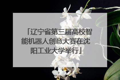 辽宁省第三届高校智能机器人创意大赛在沈阳工业大学举行