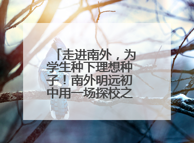 走进南外，为学生种下理想种子！南外明远初中用一场探校之旅庆“六一”