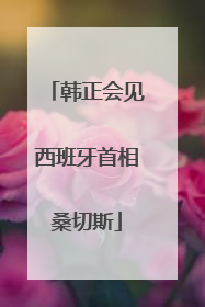 韩正会见西班牙首相桑切斯