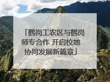 鹤岗工农区与鹤岗师专合作 开启校地协同发展新篇章