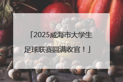 2025威海市大学生足球联赛圆满收官！
