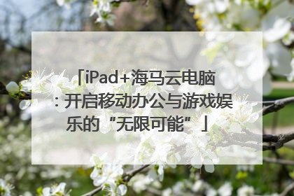 iPad+海马云电脑：开启移动办公与游戏娱乐的“无限可能”